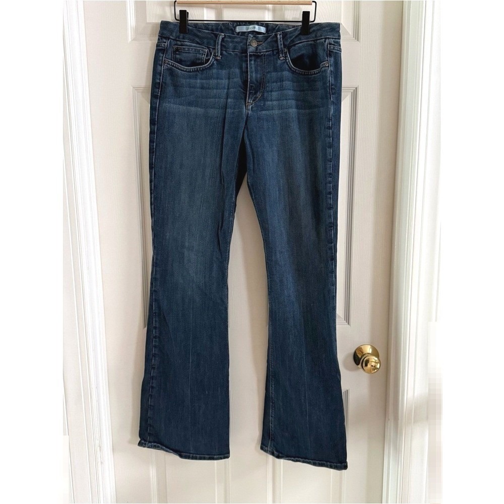 Joe's Jeans Muse Flare Leg Dark Wash Denim Blue Jeans Womens Size 32